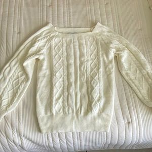 Size Small White Winter Sweater